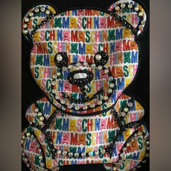 Moschino- Bear sweater, gummy bear and rhinestone design - Picture 5 of 5